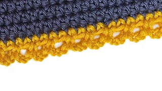 Learn to Crochet The CHAIN ARCH EDGE [upl. by Aisanahta]