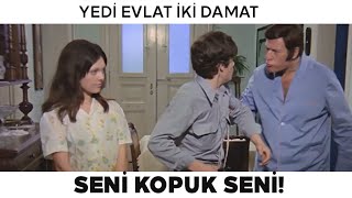 Yedi Evlat İki Damat Türk Filmi  Hüsnü Oğlunun Sigara İçtiğini Öğreniyor [upl. by Gula481]