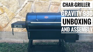 CharGriller Gravity 980 Unboxing and Assembly [upl. by Gentille]