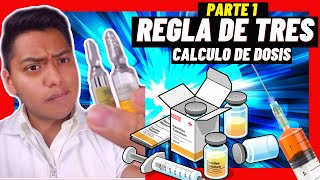 💊CALCULO DE DOSIS DE MEDICAMENTOS Regla de TRES en ENFERMERÍA CURSO 💉FACIL Y RAPIDO Enfermería [upl. by Briggs]