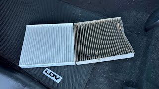 LDV Maxus T60  Cabin Filter Replacement [upl. by Anilag678]