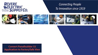 Convert Panelbuilder 32 to FactoryTalk View [upl. by Pearle411]