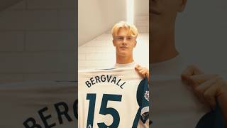 Lucas Bergvall unveils Tottenham Hotspur squad number  Spurs amp Sweden star [upl. by Dagnah482]