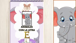 ANIMALES CON LA LETRA E [upl. by Nrubliw]