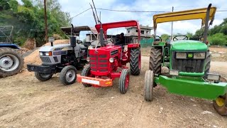 tractors power loading trolley Sonalika Mahindra Arjun Novo Mahindra Eicher John Deere [upl. by Adnovad]