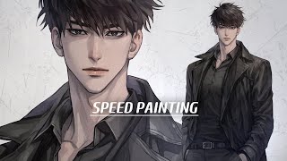 올블랙 Draw an AllBlack Outfit Speed Painting  Clip Studio [upl. by Ortrud]