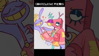 Quarrelsome Friends😂👌🏻digitalcircus tadc jax zooble fypシ゚viral funny cartoon memes shorts [upl. by Annaicul]