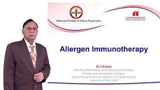 Asthma VI – Immunotherapy in Asthma current status I  Dr S N Gaur  CPMC [upl. by Fraze281]