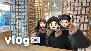 【韓国旅行】妹、初ソウル🇰🇷弘大ホンデで服アクセサリー買い物ㅣ坡州市にあるおすすめ超巨大カフェとチュロス屋さんをシェア [upl. by Mayworm]