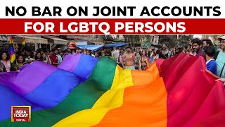 LGBTQ Persons Can Now Open Joint Bank Accounts Centre Says No Restrictions  India Today News [upl. by Acker]