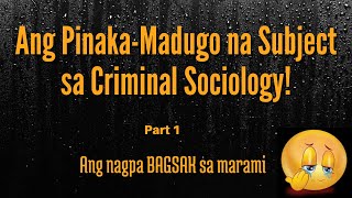 Criminological Research and Statistics  Part 1 [upl. by Cargian]