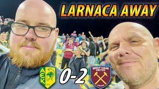 A European Journey From Hell  AEK Larnaca 02 West Ham Vlog [upl. by Lupien682]