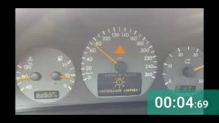 Mercedes E270 Cdi W210 remap 0100 kmh [upl. by Dickens]