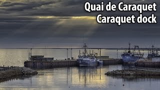 Quai de Caraquet filmé par un drone  Caraquet dock film by drone 2016 [upl. by Ahtekal506]