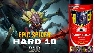 Epic Spider Hard 10 Raid Shadow Legends [upl. by Sldney53]