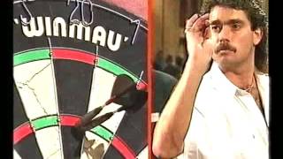 Darts World Masters 1994 Final Burnett vs Beaton [upl. by Daj]