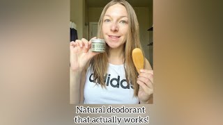 Little seed farm activated charcoal all natural organic deodorant review [upl. by Chivers785]