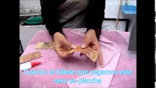 Tutorial como recuperar tus billetes viejos y dañados [upl. by Leona]