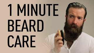 1 Minute Beard Grooming  Jeff Buoncristiano [upl. by Anitel495]