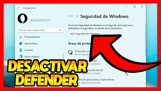 ✅DESACTIVAR WINDOWS DEFENDER EN WINDOWS 11 [upl. by Hajar144]