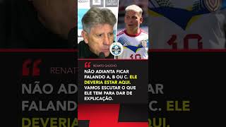 Renato Gaúcho explica situação de Soteldo após não se apresentar ao Grêmio e puxa orelha [upl. by Hazlett]