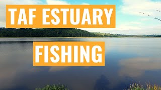 Sea Fishing on the Taf Estuary in Carmarthenshire South West Wales  The Bristol Channel [upl. by Anitsyrk]