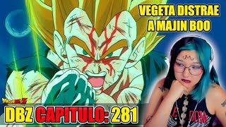 VEGETA DISTRAE A MAJIN BOO POR 1 MINUTO😯SAGA DE MAJIN BOO 281  REACCION A ​DBZ POR PRIMERA VEZ [upl. by Nwahsal]