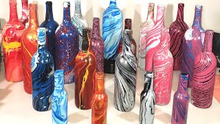 Fun With Hydro Dipping  Bottle Art  Bottle Craft [upl. by Sinoda]