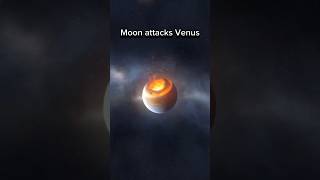 Moon attacks Venus 😰 shorts space explosion [upl. by Magel]