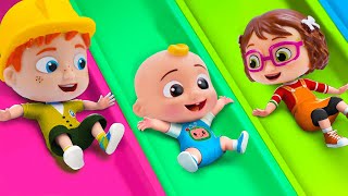 No No Playground Song ⚽ Ouchie Ouch Song  CoComelon Toys Nursery Rhymes amp Kids Songs [upl. by Trab]