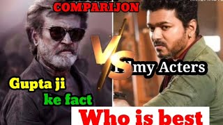 Thala pathy VIJAY VS Rajnikant ❓viralvideo bollywood compression bollywoodactor movie [upl. by Otrevogir258]