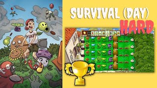 Plants vs Zombies I Survival Day Hard [upl. by Noda]