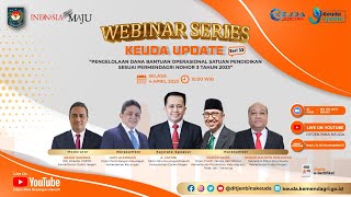 Webinar Keuda Update Seri 33  Pengelolaan Dana BOSP sesuai Permendagri Nomor 3 Tahun 2023 [upl. by Ydissac]