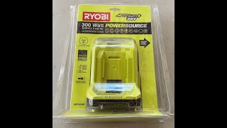 Ryobi RBT36300 36v Sine Inverter  4A lithium battery life test with some Turtle CAM at the end [upl. by Anadroj]