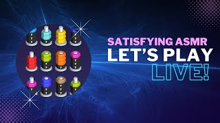 ✨ASMR Live 🌈Lets Sort Colorful Bolt and Nuts🔩⚫️ [upl. by Eluj]