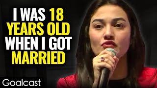 Why Am I Even Alive  Muniba Mazari Speech  Inspiring Women of Goalcast [upl. by Edlitam]