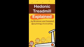 Hedonic Treadmill Explained In 60 Seconds [upl. by Pippo]