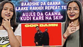 Badshah X Karan Aujla  God Damn Official Video  Hiten  Ek THA RAJA  Reactions Hut [upl. by Hgeilyak]