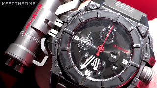 Confronting the Watchmaker Snyper One laser watch featured in the Deepwater Horizon movie [upl. by Parcel]