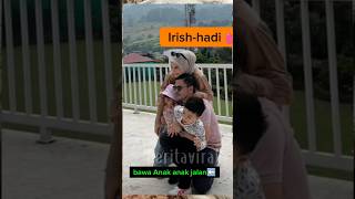 Irish BellaHadi bawa anak jalan weekend ✅🌺 irishbella irish BVa fypviral beritaterbaru viral [upl. by Maryjo743]