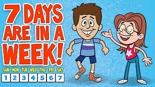 The 7 Days of the Week Song ♫ 7 Days of the Week Calendar Song ♫ Kids Songs by The Learning Station [upl. by Yenahteb]