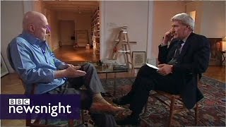 Paxman interviews Christopher Hitchens  Newsnight archives 2010 [upl. by Isolt]