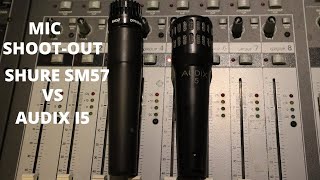 SHURE SM57VSAUDIX I5 Mic Shootout [upl. by Stodder868]