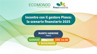 Incontro con il gestore Pimco lo scenario finanziario 2025 [upl. by Aylward]