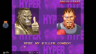 HYPER STREET FIGHTER 2  GOD MOD HACK  DIEGO GAMEPLAY [upl. by Sillek599]