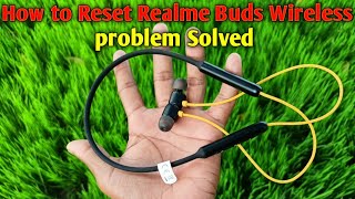 How to to reset Realme Buds WirelessRealme buds wireless not connecting Realme buds not working [upl. by Sparky967]