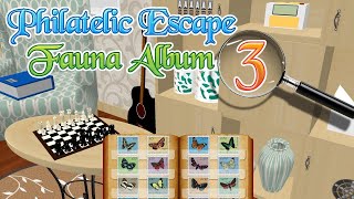 Philatelic Escape Fauna Album 3 Gameplay Walkthrough Part 14 [upl. by Mylander]