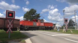 Eisenbahnkreuzungen  Železniční přejezd Ravelsbach A  2352024 [upl. by Elak]