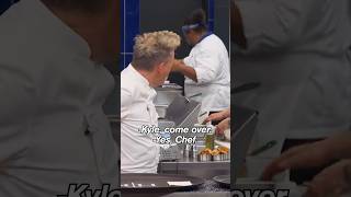 did kyle undercook his last entree 😅 hellskitchen [upl. by Adnilre]