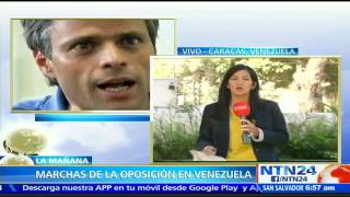 Opositores venezolanos exigen al CNE iniciar proceso de validación de firmas para revocatorio [upl. by Tiffani430]